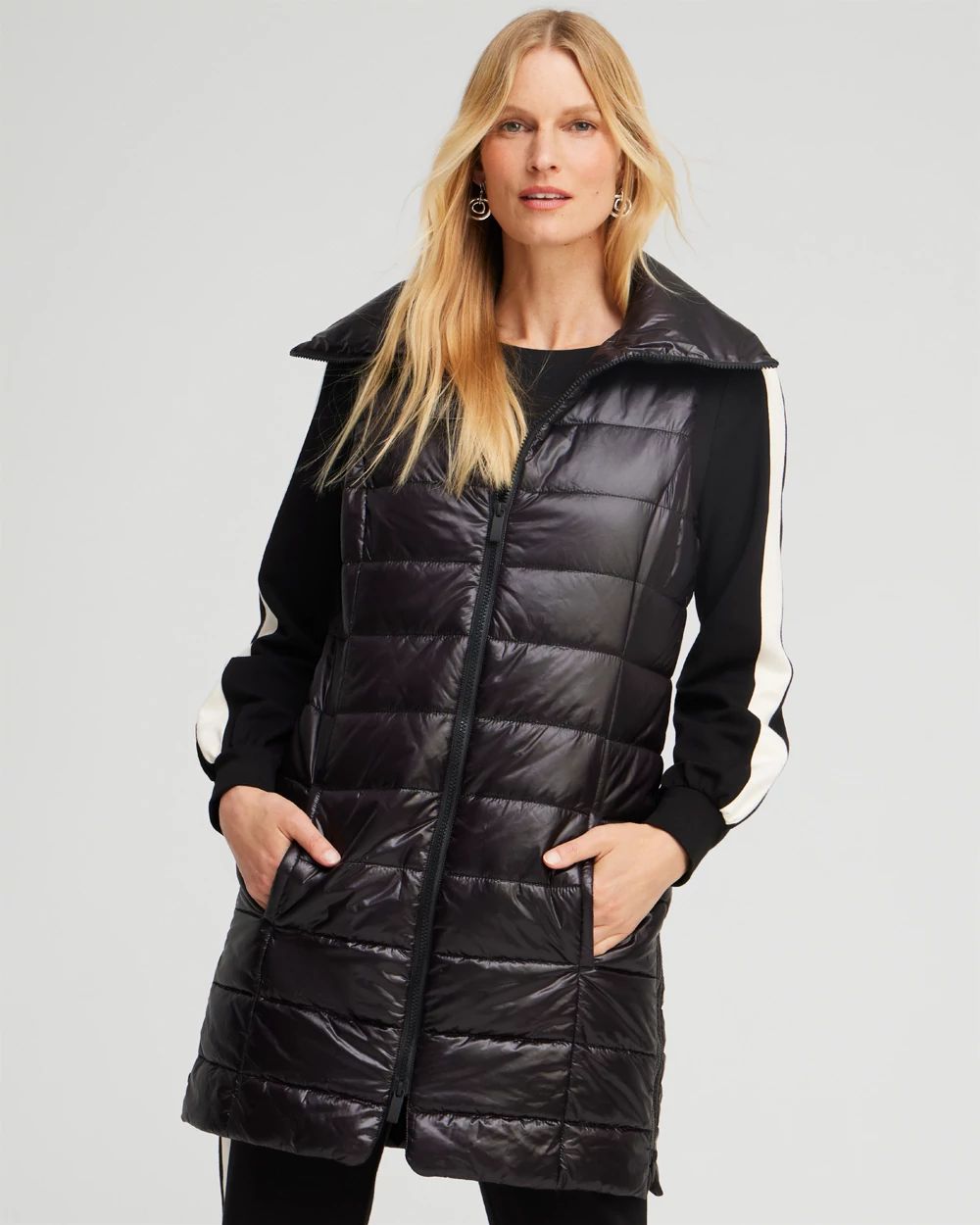 Zenergy® Long Quilted Vest | Chico's Zenergy® Long Quilted Vest | Chico's